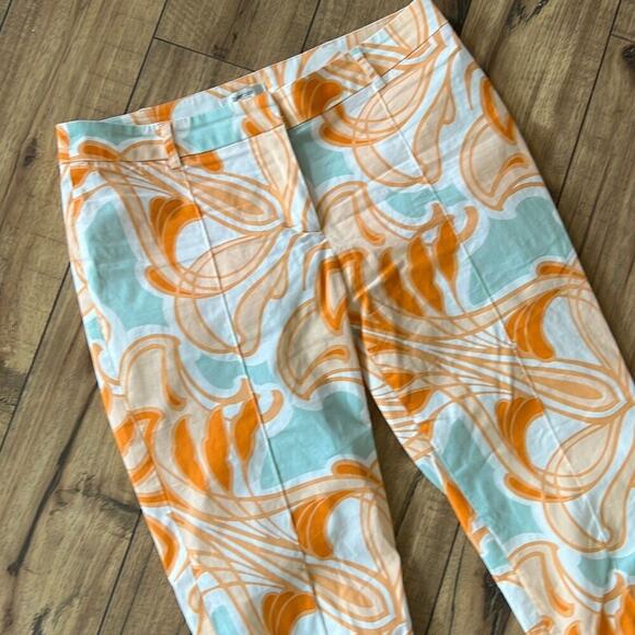 Tyler Boe size 4 womens cropped floral pants - Picture 2 of 6